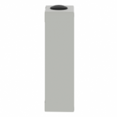  Boite mtal vide grise - M25 x 