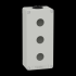  Boite mtal vide grise - M25 x 