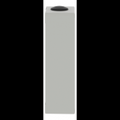  Boite mtal vide grise - M25 x 