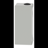  Boite mtal vide grise - M25 x 