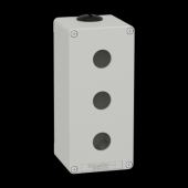  Boite mtal vide grise - M25 x 