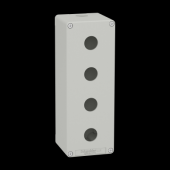  Boite mtal vide grise - M25 x 