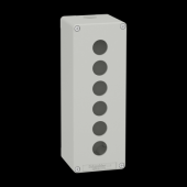  Boite mtal vide grise - M25 x 