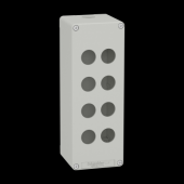  Boite mtal vide grise - M25 x 