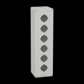  Boite mtal vide grise - M32 x 