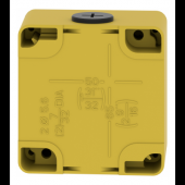  Boite mtal vide jaune pour ar 