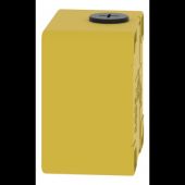  Boite mtal vide jaune pour ar 