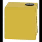  Boite mtal vide jaune pour ar 