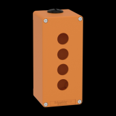  Boite mtal vide orange - M25 