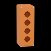  Boite m�tal vide orange - M25 