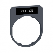  LEGEND HOLDER - OFF-ON MARKING 