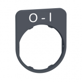  LEGEND PLATE WITH O-I MARKING 