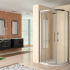  Paroi de douche CLEAR semi-cir 
