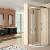  Paroi de douche CLEAR arrondie 