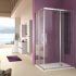  Paroi de douche CLEAR d'angle 