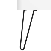  Jeu 2 pieds UNIIQ noir 300 mm 