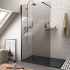  Paroi de douche BLACK HEAVEN w 