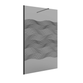  Paroi de douche BLACK HEAVEN w 