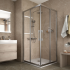  Paroi de douche CLEAR d'angle 