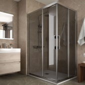 Paroi de douche CLEAR d'angle 