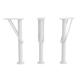  Jeu 2 pieds DEVA blanc Hauteur 