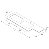  Plan de toilette Deux profonde 
