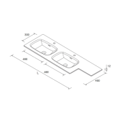  Vasque sur mesure Deux profond 