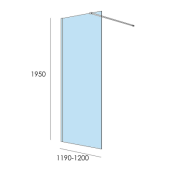  Parois de douche BLACK HEAVEN 