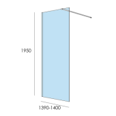  Parois de douche BLACK HEAVEN 