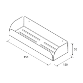  Porte-savon rectangulaire OBI 