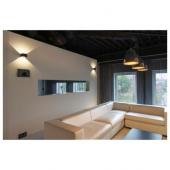  LOGS IN, applique, noir/laiton 