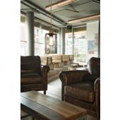  FENDA, abat-jour, verre fum� 