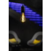  LED ST64, ampoule LED, or, E27 
