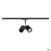  BIMA, spot, noir, 2x GU10, max 