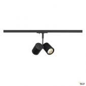  BIMA, spot, noir, 2x GU10, max 