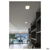  PLASTRA, encastr, GU10, carr 