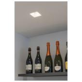  PLASTRA, encastr, GU10, carr 