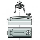  Agrafe pour tube f-2000 