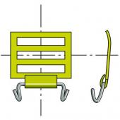  Agrafe pour tube zf 64 et zf 8 