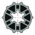  Roue diamtre 40 pour tube dia 