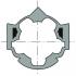  Roue moteur o50 tube hexa o50 