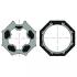  Roue couronne d50 octo 60 x1 