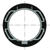  Couronne o50 tube zf64 centre 