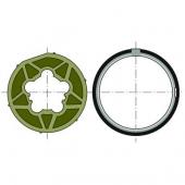  Roue+couronne d60 tube 70x2 cl 