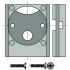  Support pour motorisation ls 4 