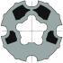  Roue alu d60 tube rollerbat d8 
