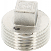  Bouchon M�le T�te Carr�e Inox 