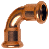  Courbe 90� FF 6002A Cu � serti 