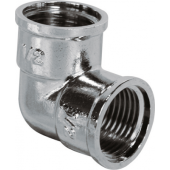  "Coude 90G FF-Chrom� 3/8""Racc 