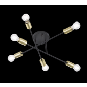  TRIO, Plafonnier, Cross,6xE27, 
